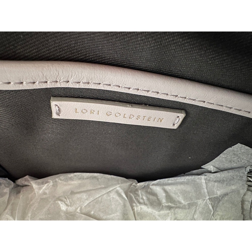 LOGO by Lori Goldstein Embossed Snakeskin Genuine Leather Crossbody‎ Purse NWOT - Picture 4 of 4